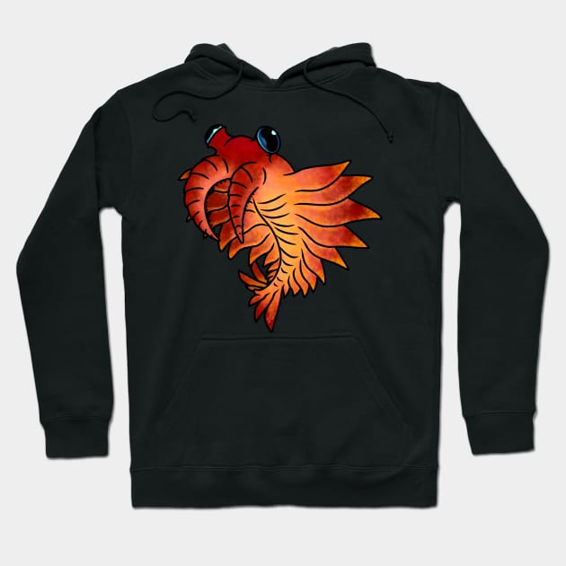 Cute Anomalocaris Hoodie by saradrawspaleo